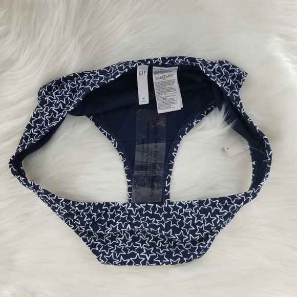 Gap Love Navy Blue White Stars Bikini Swim Bottom - Picture 5 of 5